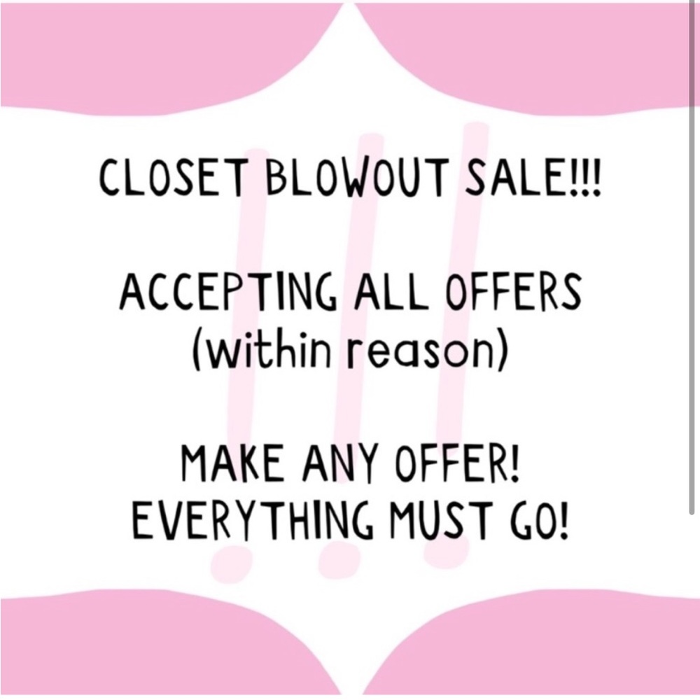 🚨MOVING SALE🚨Everything gets donated on 10/31! 🌟MAKE ME AN OFFER✨⭐️